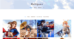 Desktop Screenshot of makigumo.com